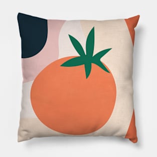 Abstract Retro Tomato Pillow