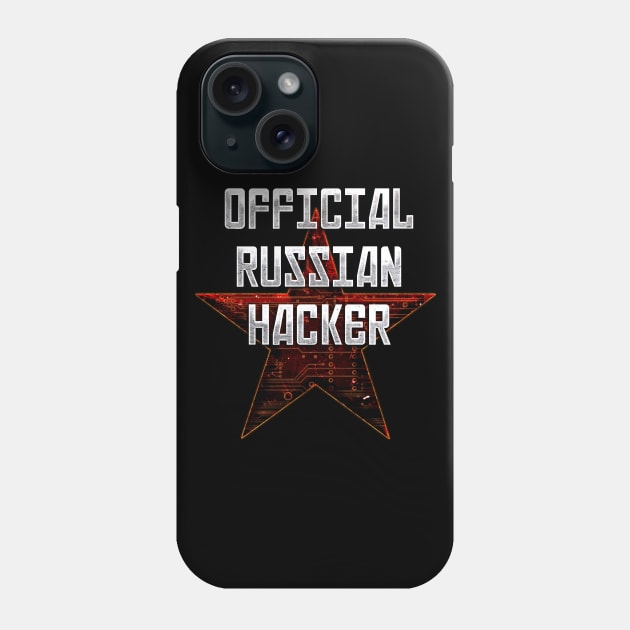 Official Russian Hacker Phone Case by Cultural Barbwire