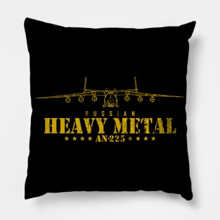 Russian Heavy Metal AN-225 (distressed) Pillow