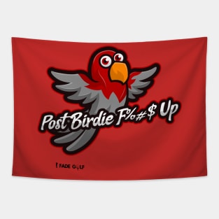 Post Birdie F%#$ Up Golf Tapestry