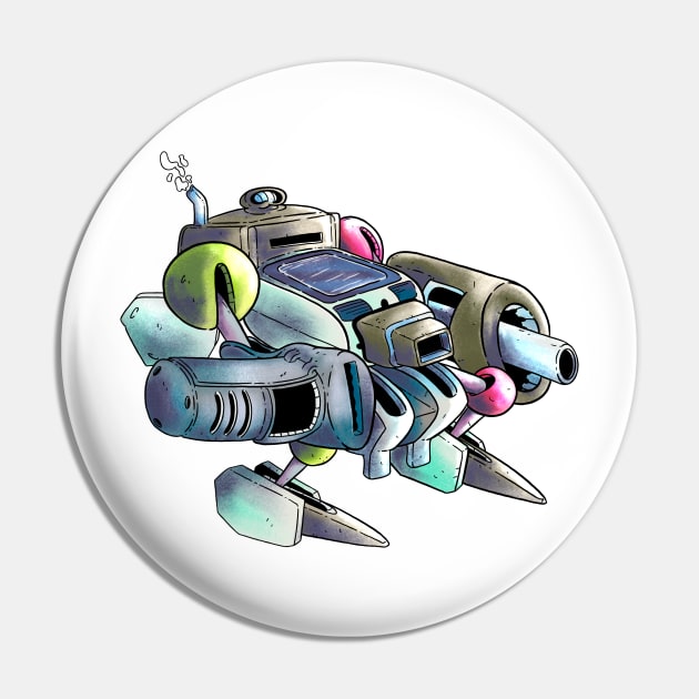 Medal Slot: The Military Medal Mech Pin by Hojyn