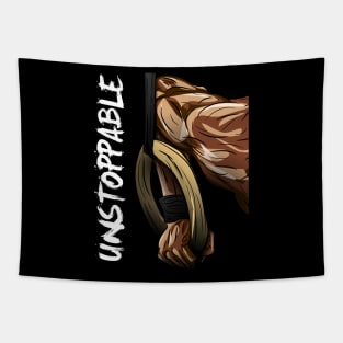 Unstoppable Calisthenics Ring Training Tapestry