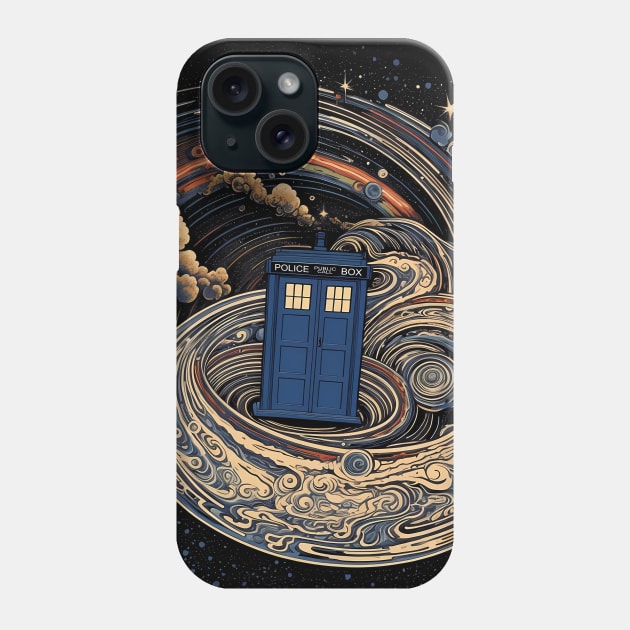 Tardis - Through Time And Space Phone Case by DesignedbyWizards