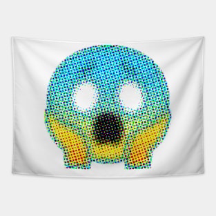 Emoji: Scream (Face Screaming in Fear) Tapestry