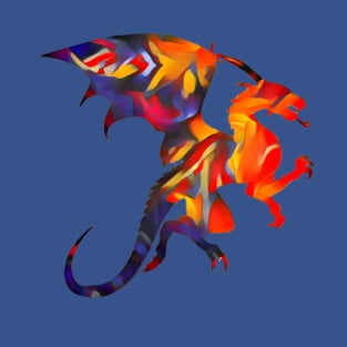 Abstract Fire Dragon T-Shirt