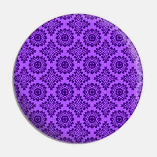 Flower ornament baroque 21102020 violet Pin