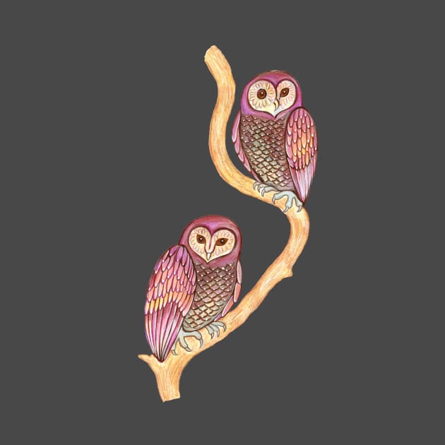 Two owls by annalloyd
