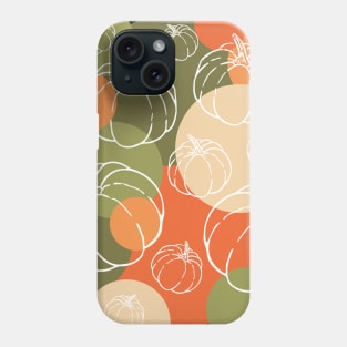 Pumpkin Whimsy: Autumn Circlet Delight | Black Phone Case