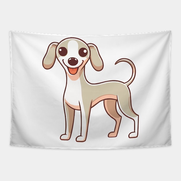 Adorable Italian Greyhound Tapestry by fikriamrullah