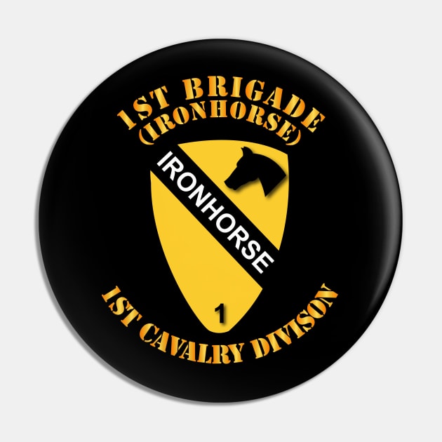 1st Brigade - 1st Cav Div - Ironhorse Pin by twix123844