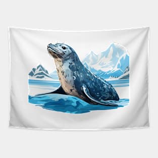 Leopard Seal Tapestry