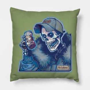 Skeleton Cheers Water Pillow