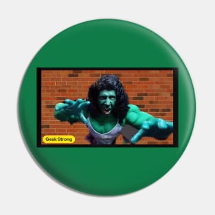 Geek Hulk Pin