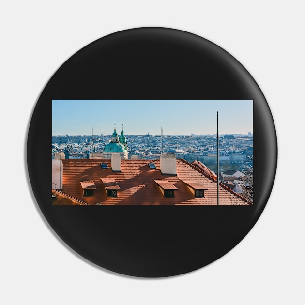 Cityscape of Prague Pin by lena-maximova