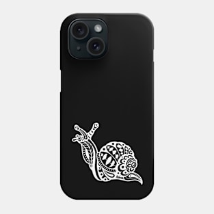 Abstract snail 03 white Phone Case