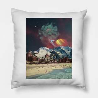 Cloud Burst - Surreal/Collage Art Pillow