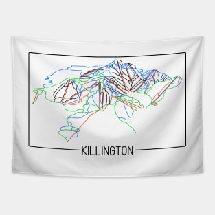 Killington Trail Rating Map Tapestry