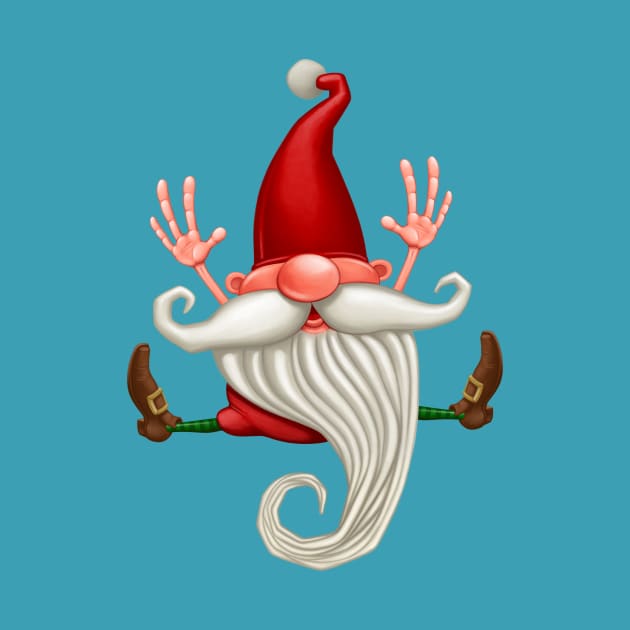 Santa Claus Happy jump by JORDYGRAPH