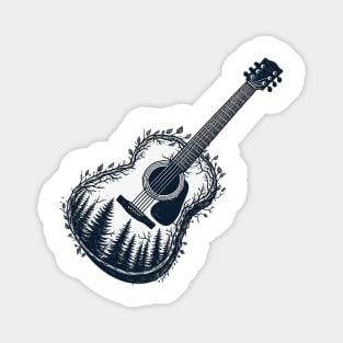 Nature guitar Magnet