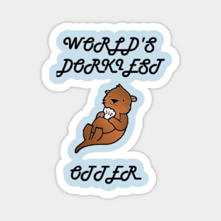 World's Dorkiest Otter Magnet