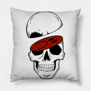 Sad skull Pillow