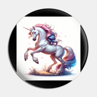 Unicorn Study - Fantasy AI Pin