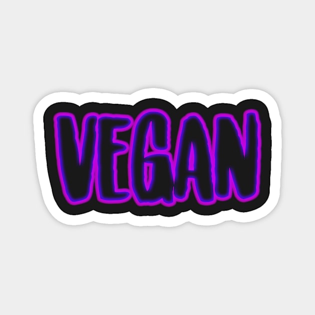 VEGAN Magnet by edajylix