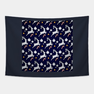 Christmas Reindeer Pattern Tapestry