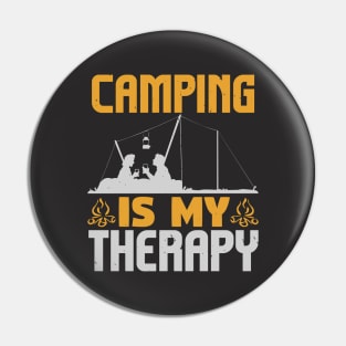 camping is my therapy Pin