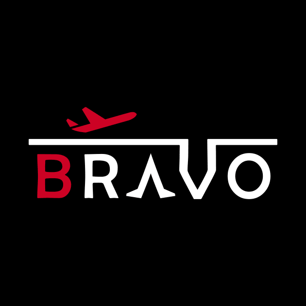 BRAVO Aviation Phonetic Alphabet Pilot Airplane by For HerHim