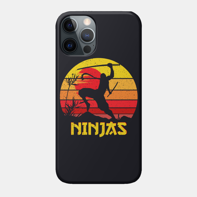Ninja Retro Vintage - Ninja - Phone Case | TeePublic