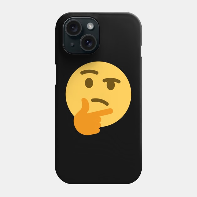 Thinking Emoji Phone Case by swiftscuba