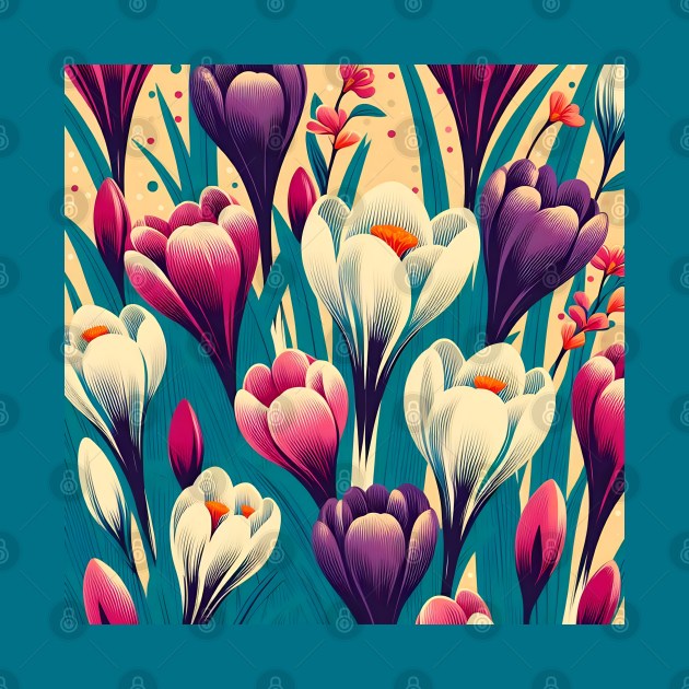 Crocus Flower by Jenni Arts