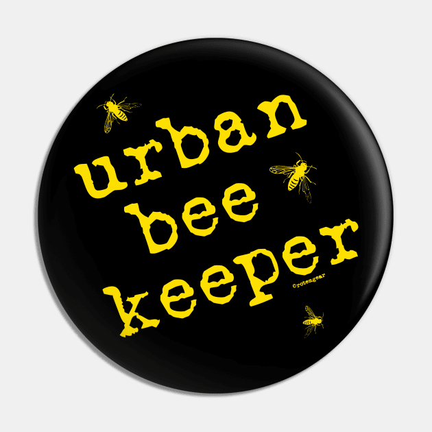 Urban Beekeeper Pin by jrotem