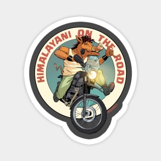 Himalayan Royal Enfield group Magnet