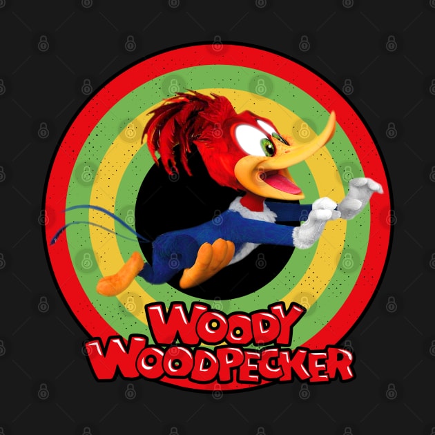 Woody Woodpecker Circle Style by Gunung Sambojorka