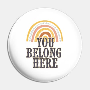 You Belong Here | Encouragement, Growth Mindset Pin