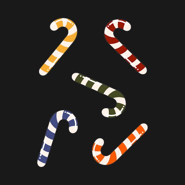 Cute Christmas Candy Cane by panco