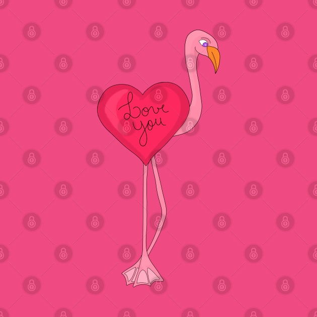 A Flamingo in Love by DiegoCarvalho