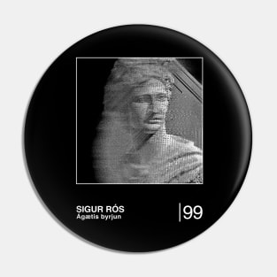 Sigur Ros / Minimalist Style Graphic Artwork Design Pin