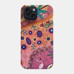 Flamingo Beach Phone Case