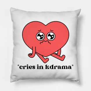 Cries in Kdrama Pillow