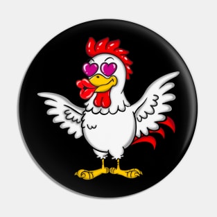 The Love Chicken Pin