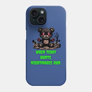 Spooky teddy bear Phone Case