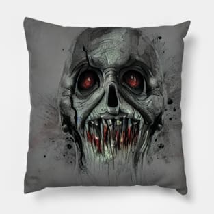 Grim Skull Pillow