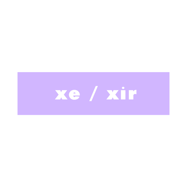 xe / xir - purple by banditotees