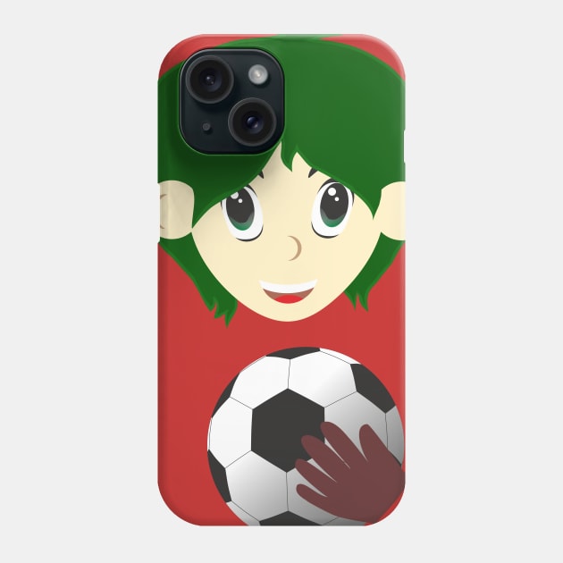 Funny goalkeeper Phone Case by Evgeniya