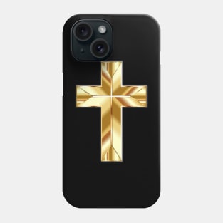 Golden Cross Phone Case