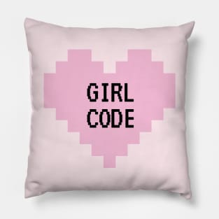 GIRL CODE Pillow