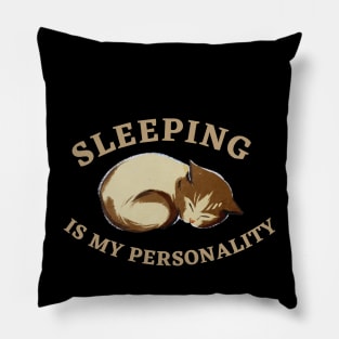 Likely to Take a Nap, Sleeping Is My Personality Funny Pillow